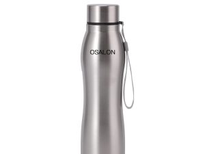 OSALON High Quality 1000ml Stainless Steel Sport Water Bottle Single-layer Rugged Water Cup Metal Flask Drinkware Camping Sports Gym